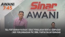 AWANI 7:45 [29/1/2026] – Tiga pertuduhan rasuah | Sekat penularan rentas sempadan | Ikut perlembagaan PN | DBKL pantau bazar Ramadan