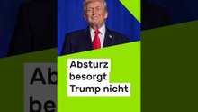 Absturz besorgt Trump nicht - US-Präsident vor Folgen gewarnt #news #politik #usa