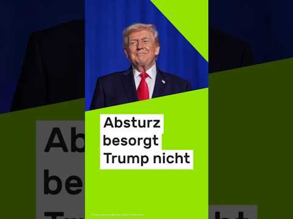 Absturz besorgt Trump nicht - US-Präsident vor Folgen gewarnt #news #politik #usa
