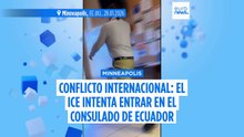 Agentes de inmigración de EE.UU. intentan acceder al consulado de Ecuador