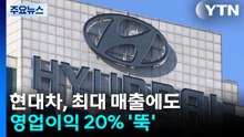 현대차, 최대 매출에도 영업이익 20% '뚝'...관세로 '4조' 부담 / YTN