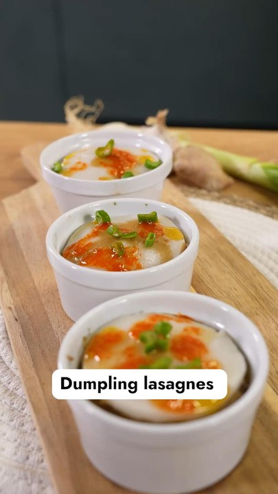 Dumpling lasagnes
