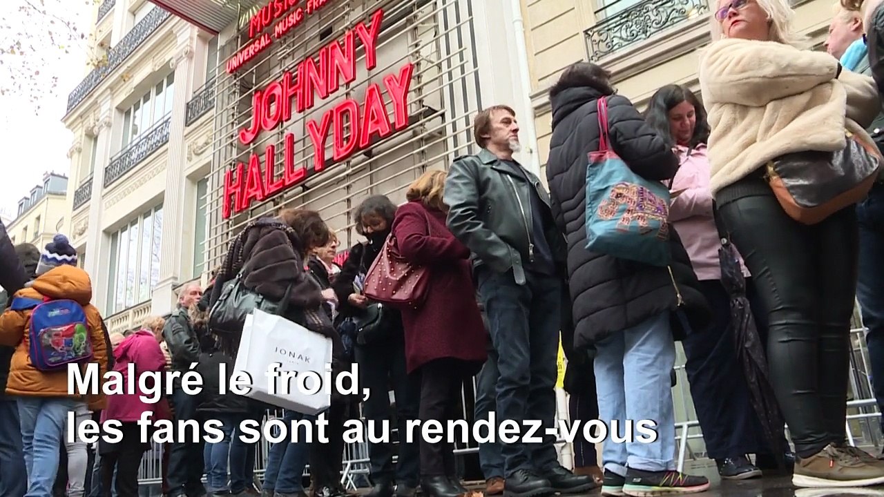 2019 – Johnny Hallyday – Hommage à Johnny Hallyday à l’Olympia (AFP News, 1er décembre)