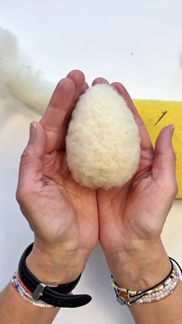 Needle Felted Wool Egg Shell for Easter Decor