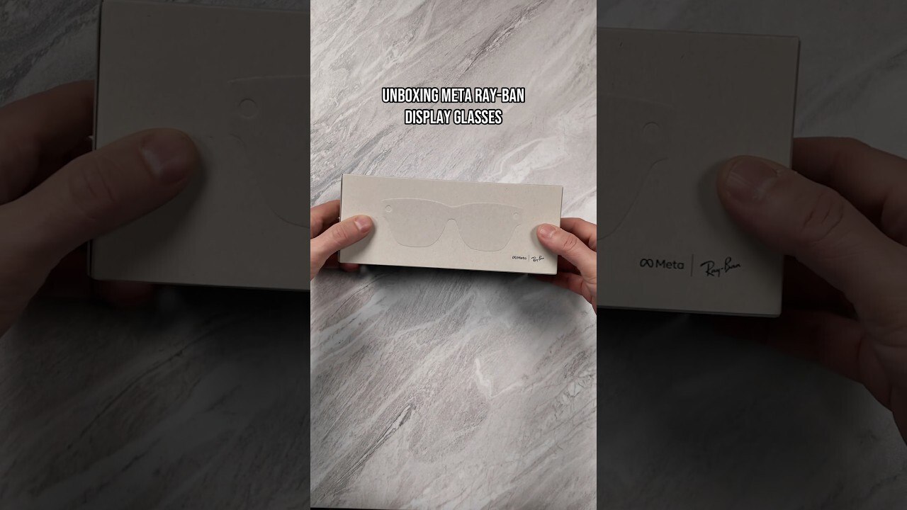 Meta Ray-Ban Display Smart Glasses Unboxing 👓🔥