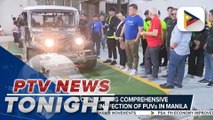 LTFRB conducting comprehensive roadworthiness inspection of PUVs in Manila