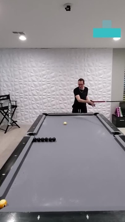Amazing Pool Shot Perfection