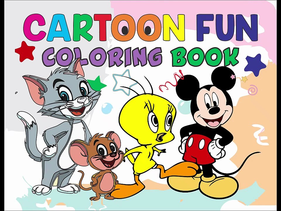 Cartoon Fun Coloring Book