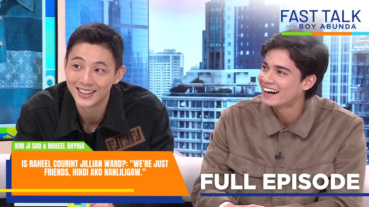 Fast Talk with Boy Abunda: Ji Soo and Raheel, the men of 'Never Say Die' (Full Episode 780)
