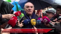 Cientos de agricultores desafían a la lluvia y llevan sus protestas a las calles de Toledo