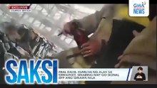 Isa sa mga nag-viral dahil kumuha ng alak sa nasunog na supermarket, sinabing may go signal umano ng taga-BFP ang ginawa nila | Saksi