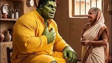 Hulk with mother #ai