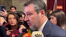 Salvini: "Siamo dalla parte dell'agente di Polizia che si è difeso, no polemiche"
