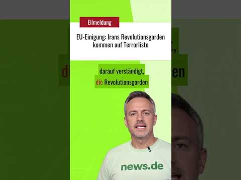 EU-Einigung: Irans Revolutionsgarden kommen auf Terrorliste