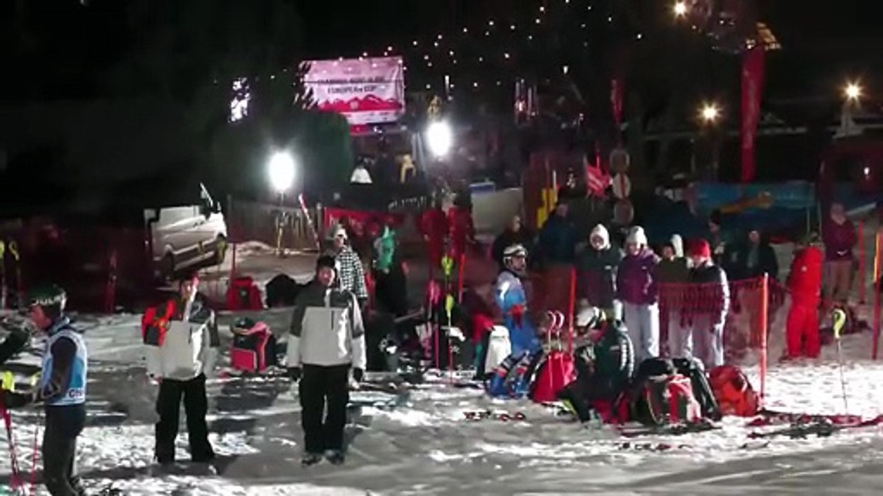 Coupe d'Europe Chamonix Slalom Dames 23 Janvier Manche 2