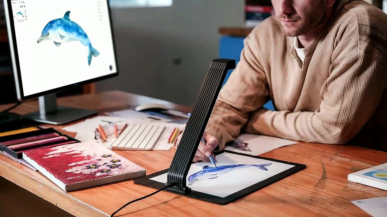 JOYUSING Scanpad100 Pro: Portable 16MP Scanner & USB Doc Cam