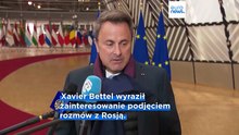 "Jesteśmy nieobecni": Bettel wzywa do rozmów Europy z Putinem