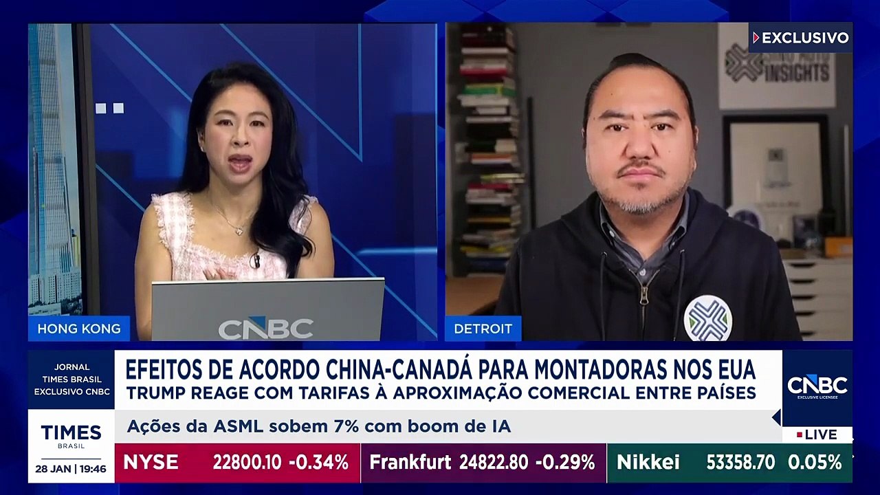 Guerra das tarifas: Trump ameaça Canadá com 100% de taxa por aliança com a China | CNBC BREAKING