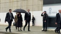 Llegada de los Reyes al funeral por las víctimas de Adamuz