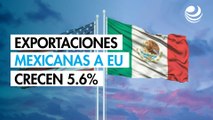 Exportaciones mexicanas a Estados Unidos suben 5.6% a noviembre; importaciones se estancan