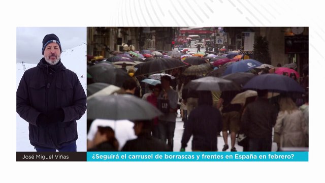 ¿Seguirá el carrusel de borrascas y frentes en España en febrero?