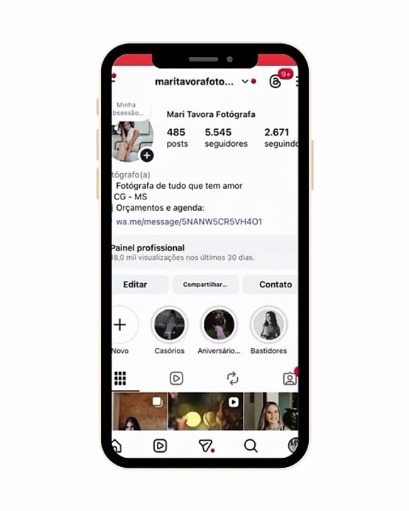 Mockup instagram