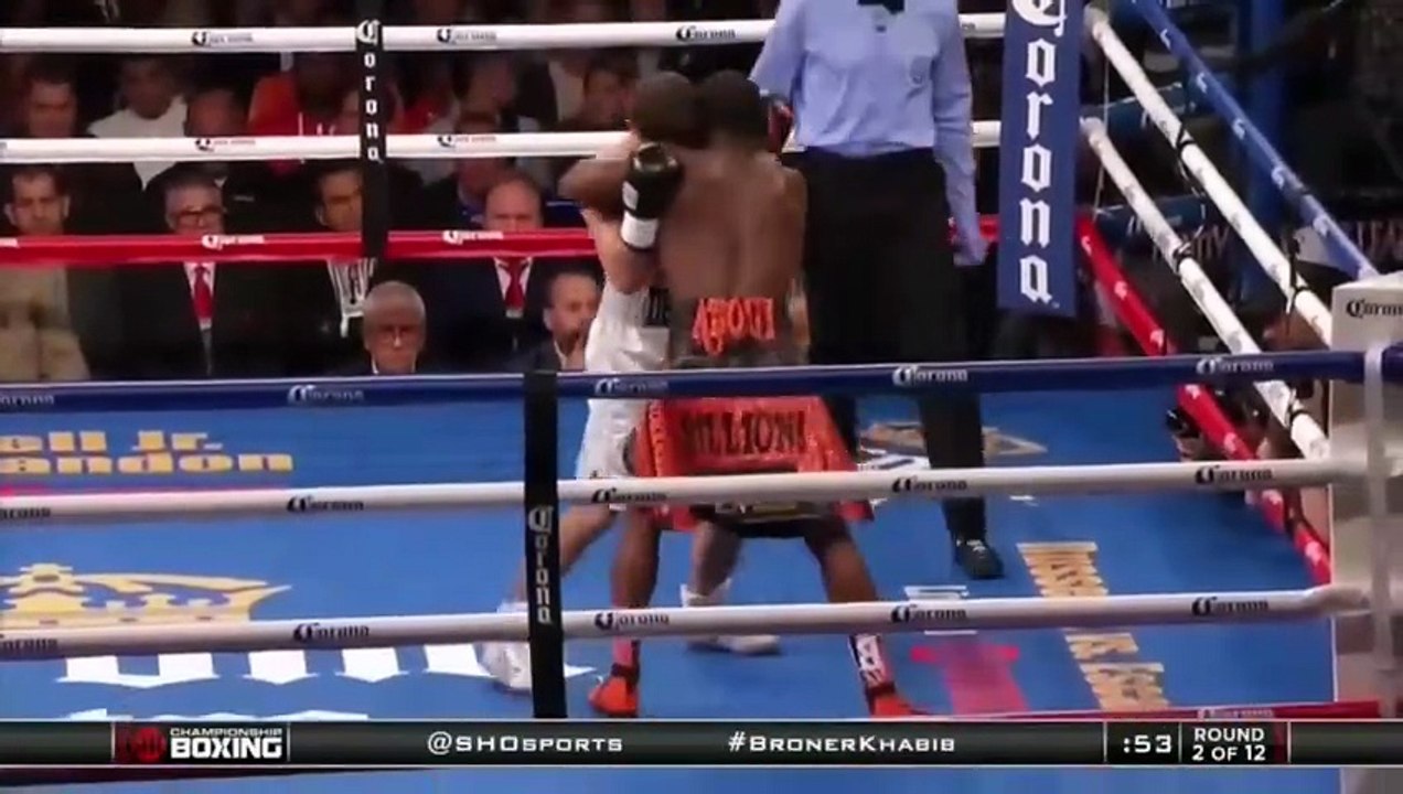 Khabib Allakhverdiev (Russia) vs Adrien Broner (USA) _ KNOCKOUT, BOXING fight, HD, 60 fps