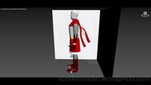 Flame: 3DS MAX Practice Polygon Modeling Model Video #191 (01-29-2026)