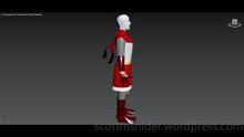Flame: 3DS MAX Practice Polygon Modeling Model Video #196 (01-29-2026)