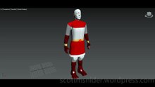 Flame: 3DS MAX Practice Polygon Modeling Model Video #197 (01-29-2026)