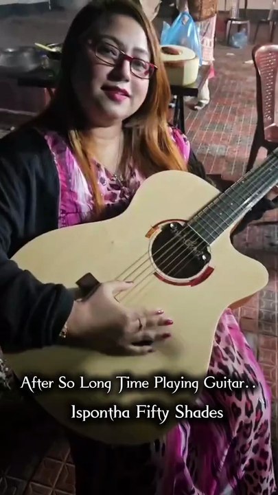 After So last ng Tome Playing Guitar 😁 - Ispontha Urmi  . . #isponthaurmi #isponthafityshades #guiter