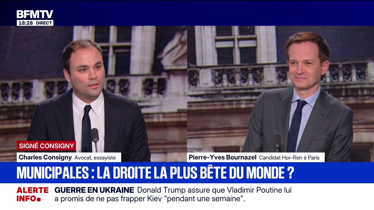 SIGNÉ CONSIGNY - “Paris est une ville détruite par la gauche et les écologistes et a besoin d’une alternance”, déclare Charles Consigny, avocat et essayiste