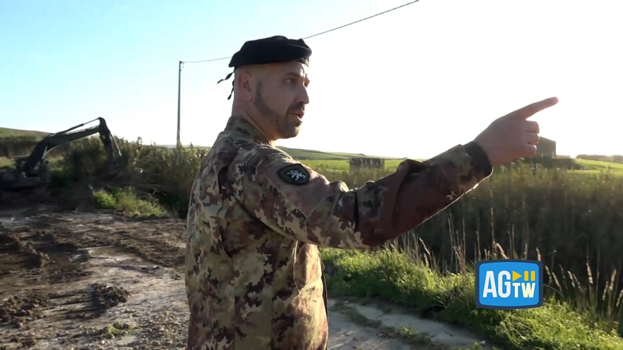 Niscemi, l’esercito al lavoro per ripristinare la strade distrutte dalla frana