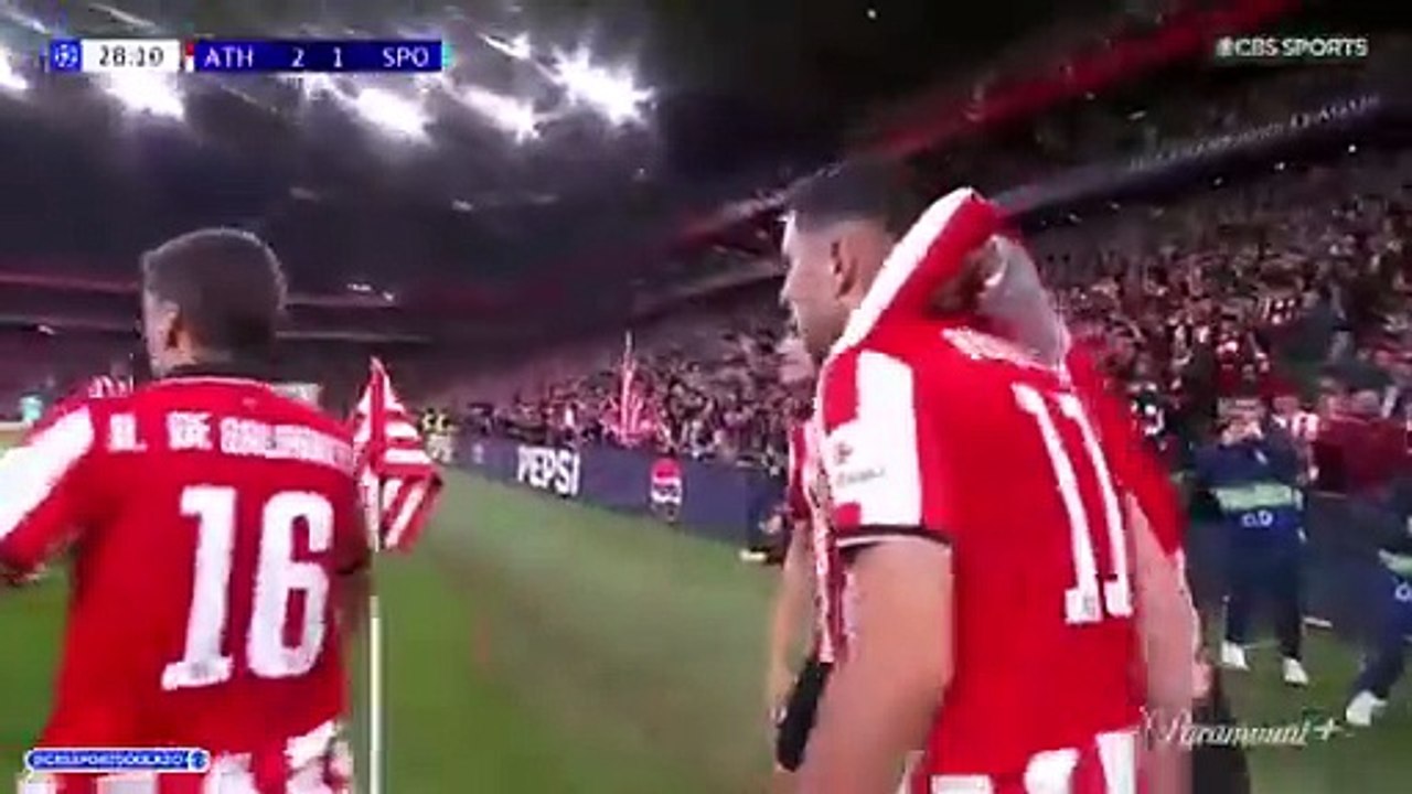 Athletic Club 2-3 Sporting Lisbon Uefa Champions League Match Highlights & Goals