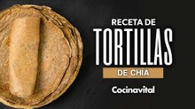 Receta de tortillas de chía ¡Con 3 ingredientes!