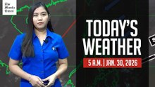 Today's Weather, 5 A.M. | Jan. 30, 2026