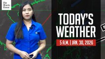 Today's Weather, 5 A.M. | Jan. 30, 2026
