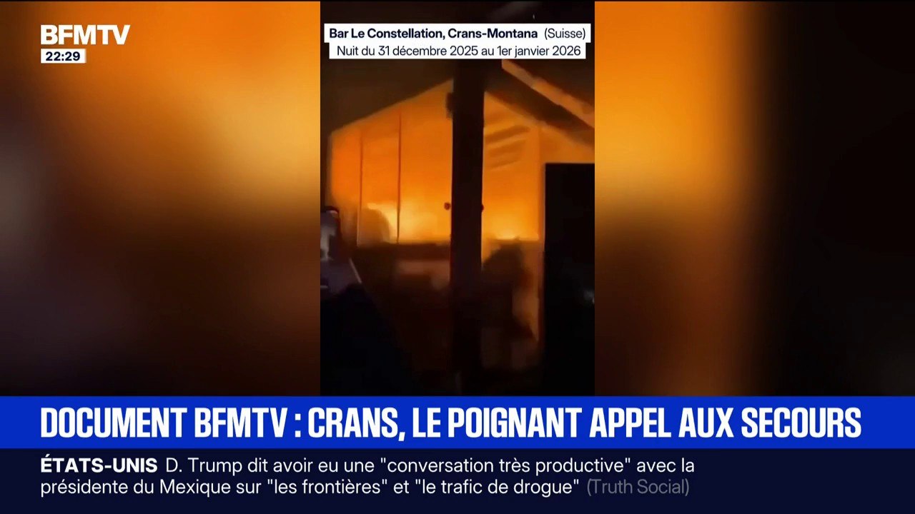 INFO BFMTV. Crans-Montana: le poignant appel aux secours de soignants le soir du drame