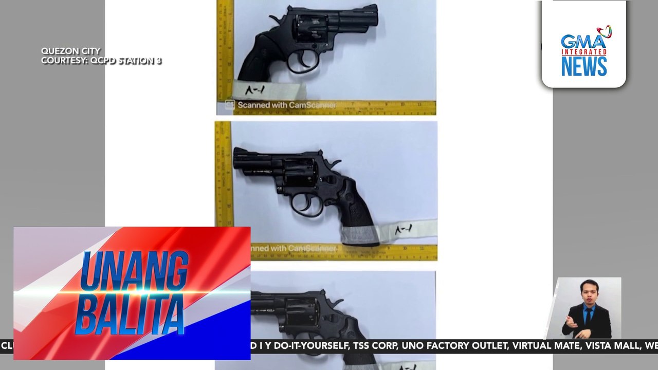 Lalaki, arestado dahil sa ilegal na pagdadala ng baril; live-in-partner niya, huli rin dahil may arrest warrant kaugnay sa ilegal na droga | Unang Balita