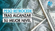 Peso mexicano se deprecia contra el dólar tras tocar mejor nivel en lo que va del año