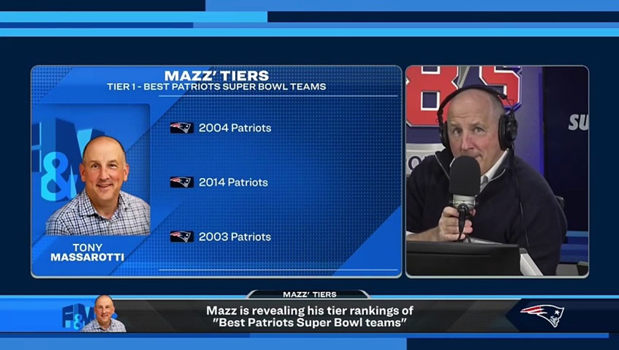 Patriots Super Bowl Tiers