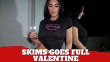 Kim Kardashian turns up the heat with a bold Skims Valentine’s Day collection