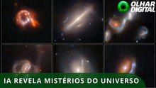 IA detecta centenas de anomalias cósmicas em imagens do Hubble