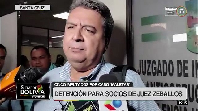 Caso Maletas: Dictan detención preventiva para dos socios del juez Zeballos