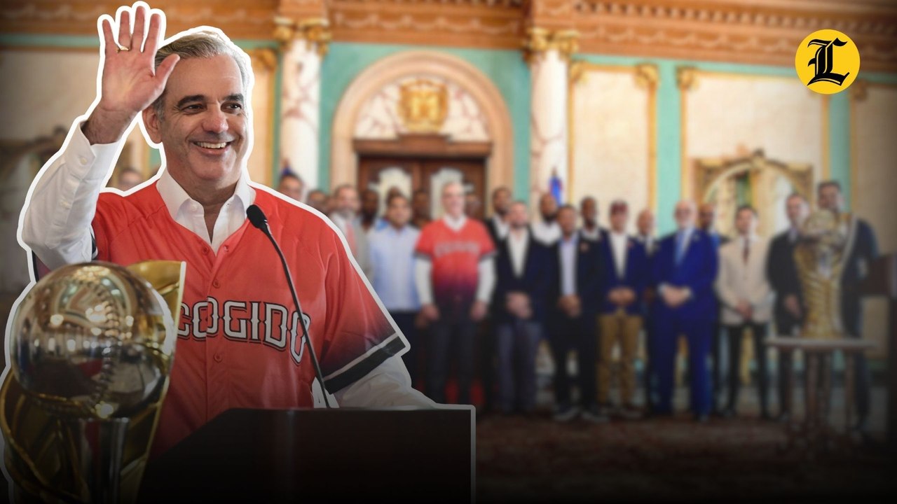 Abinader recibe a los bicampeones antes de su viaje a México: “Confío en el Escogido”