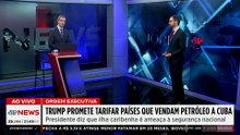 Trump promete tarifar países que exportarem petróleo para Cuba