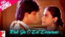 Ruk Ja O Dil Deewane 💕 | Shah Rukh Khan Superhit Song | 90s Romantic Classic