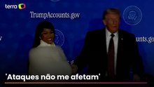 Cantora Nicki Minaj vai a evento de Trump e diz que é fã número 1 do presidente: 'Não vou mudar'