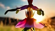 草原のお花のダンス