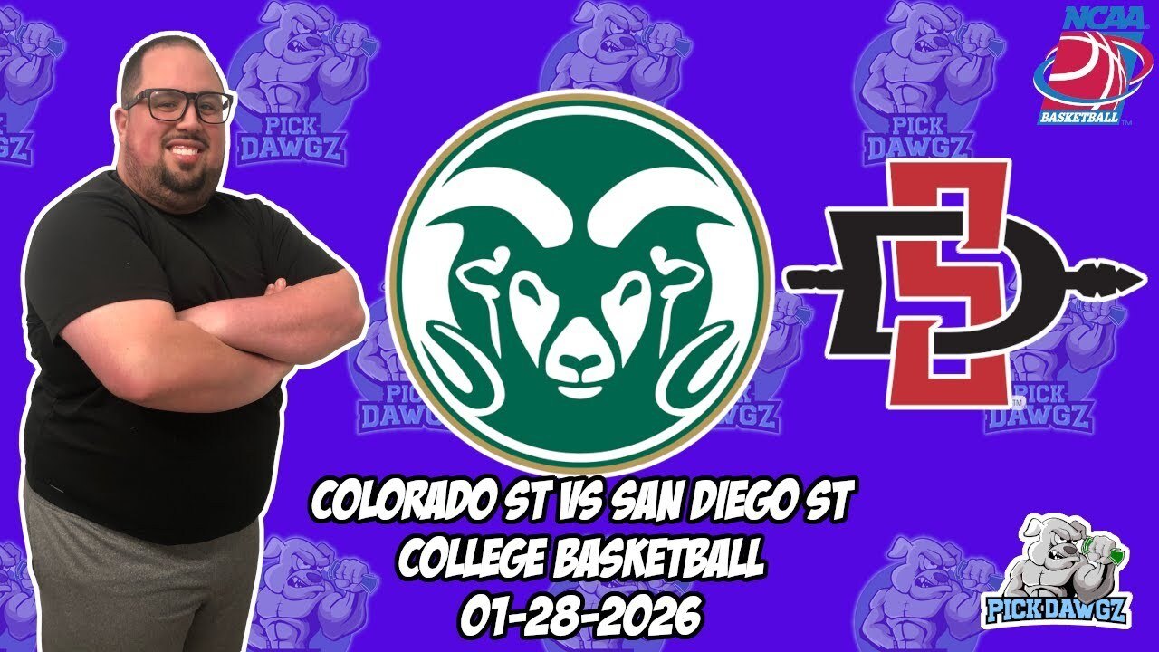 Colorado State vs San Diego State 1/28/26 Free College Basketball Picks and Predictions | NCAAB Pick